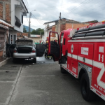 incendio vehicular Roldanillo Valle del Cauca