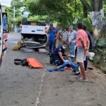 accidente de tránsito en la vía Roldanillo - La Unión, por el Corregimiento de Morelia,